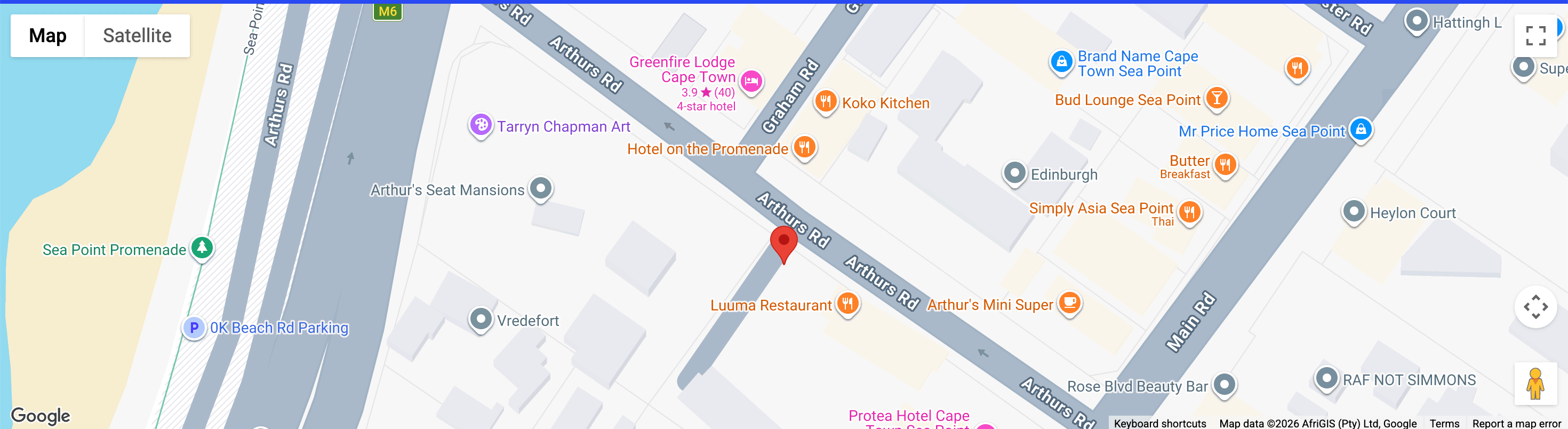 Coverage map